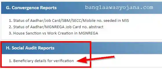 Checking Awas Yojana New  list Process