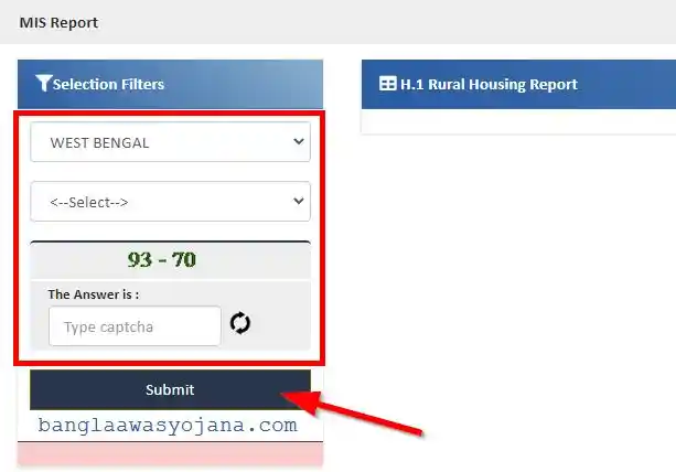 Checking Awas Yojana New  list Process